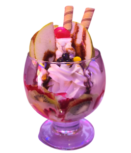 COPA LA FELICIDAD CON HELADO SOFT